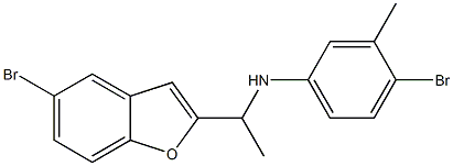  4-bromo-N-[1-(5-bromo-1-benzofuran-2-yl)ethyl]-3-methylaniline