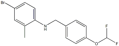 4-bromo-N-{[4-(difluoromethoxy)phenyl]methyl}-2-methylaniline