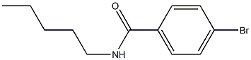 4-bromo-N-pentylbenzamide Struktur