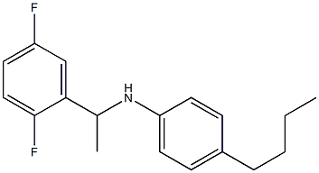  4-butyl-N-[1-(2,5-difluorophenyl)ethyl]aniline