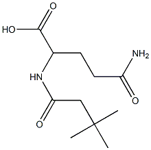 4-carbamoyl-2-(3,3-dimethylbutanamido)butanoic acid,,结构式