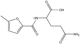 4-carbamoyl-2-[(5-methylfuran-2-yl)formamido]butanoic acid|