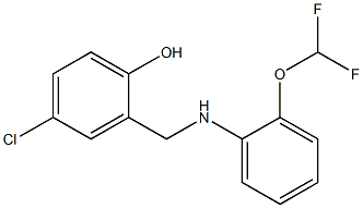 4-chloro-2-({[2-(difluoromethoxy)phenyl]amino}methyl)phenol