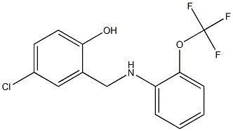  4-chloro-2-({[2-(trifluoromethoxy)phenyl]amino}methyl)phenol