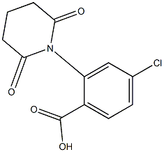 4-chloro-2-(2,6-dioxopiperidin-1-yl)benzoic acid Structure