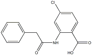 4-chloro-2-(2-phenylacetamido)benzoic acid