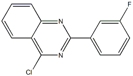 4-chloro-2-(3-fluorophenyl)quinazoline,,结构式