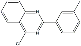 4-chloro-2-(3-methylphenyl)quinazoline Structure