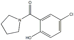 4-chloro-2-(pyrrolidin-1-ylcarbonyl)phenol