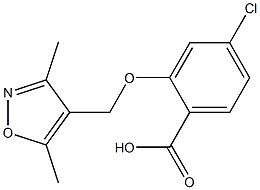4-chloro-2-[(3,5-dimethylisoxazol-4-yl)methoxy]benzoic acid