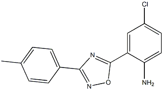 4-chloro-2-[3-(4-methylphenyl)-1,2,4-oxadiazol-5-yl]aniline