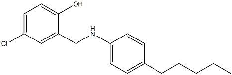 4-chloro-2-{[(4-pentylphenyl)amino]methyl}phenol