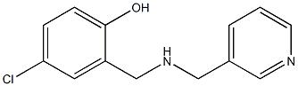 4-chloro-2-{[(pyridin-3-ylmethyl)amino]methyl}phenol,,结构式