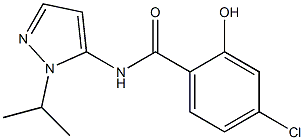  4-chloro-2-hydroxy-N-[1-(propan-2-yl)-1H-pyrazol-5-yl]benzamide