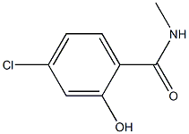 4-chloro-2-hydroxy-N-methylbenzamide Structure