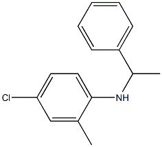 4-chloro-2-methyl-N-(1-phenylethyl)aniline|