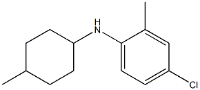 4-chloro-2-methyl-N-(4-methylcyclohexyl)aniline