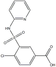 4-chloro-3-(pyridin-2-ylsulfamoyl)benzoic acid