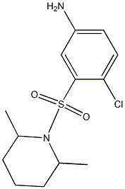 4-chloro-3-[(2,6-dimethylpiperidine-1-)sulfonyl]aniline