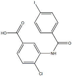 4-chloro-3-[(4-iodobenzene)amido]benzoic acid