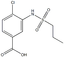 4-chloro-3-[(propylsulfonyl)amino]benzoic acid