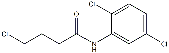 4-chloro-N-(2,5-dichlorophenyl)butanamide Structure