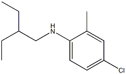  4-chloro-N-(2-ethylbutyl)-2-methylaniline