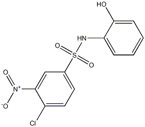 4-chloro-N-(2-hydroxyphenyl)-3-nitrobenzene-1-sulfonamide