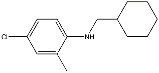 4-chloro-N-(cyclohexylmethyl)-2-methylaniline