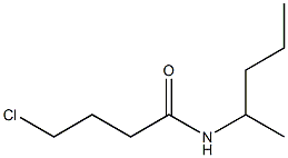4-chloro-N-(pentan-2-yl)butanamide Structure