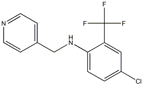 4-chloro-N-(pyridin-4-ylmethyl)-2-(trifluoromethyl)aniline