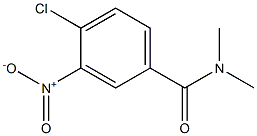 4-chloro-N,N-dimethyl-3-nitrobenzamide Struktur