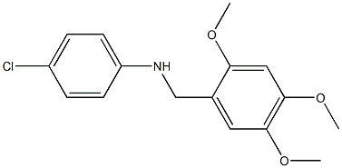 4-chloro-N-[(2,4,5-trimethoxyphenyl)methyl]aniline