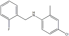  4-chloro-N-[(2-fluorophenyl)methyl]-2-methylaniline