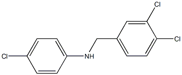 4-chloro-N-[(3,4-dichlorophenyl)methyl]aniline