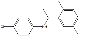 4-chloro-N-[1-(2,4,5-trimethylphenyl)ethyl]aniline