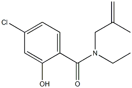 4-chloro-N-ethyl-2-hydroxy-N-(2-methylprop-2-en-1-yl)benzamide