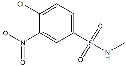 4-chloro-N-methyl-3-nitrobenzene-1-sulfonamide Structure