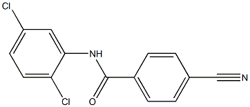 4-cyano-N-(2,5-dichlorophenyl)benzamide 结构式