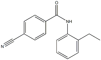 4-cyano-N-(2-ethylphenyl)benzamide 结构式