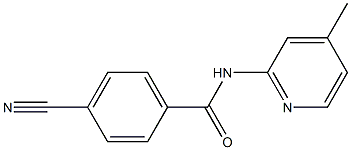 4-cyano-N-(4-methylpyridin-2-yl)benzamide