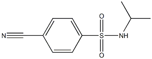 4-cyano-N-isopropylbenzenesulfonamide Structure