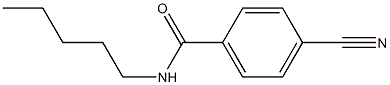 4-cyano-N-pentylbenzamide 结构式