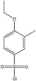 4-ethoxy-3-methylbenzene-1-sulfonyl chloride Structure