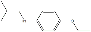 4-ethoxy-N-(2-methylpropyl)aniline 化学構造式