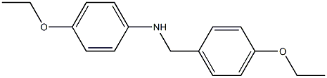 4-ethoxy-N-[(4-ethoxyphenyl)methyl]aniline Structure