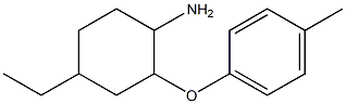 4-ethyl-2-(4-methylphenoxy)cyclohexan-1-amine,,结构式