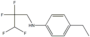 4-ethyl-N-(2,2,3,3-tetrafluoropropyl)aniline Structure