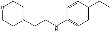 4-ethyl-N-[2-(morpholin-4-yl)ethyl]aniline Structure