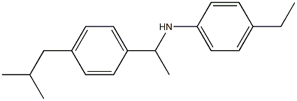 4-ethyl-N-{1-[4-(2-methylpropyl)phenyl]ethyl}aniline|